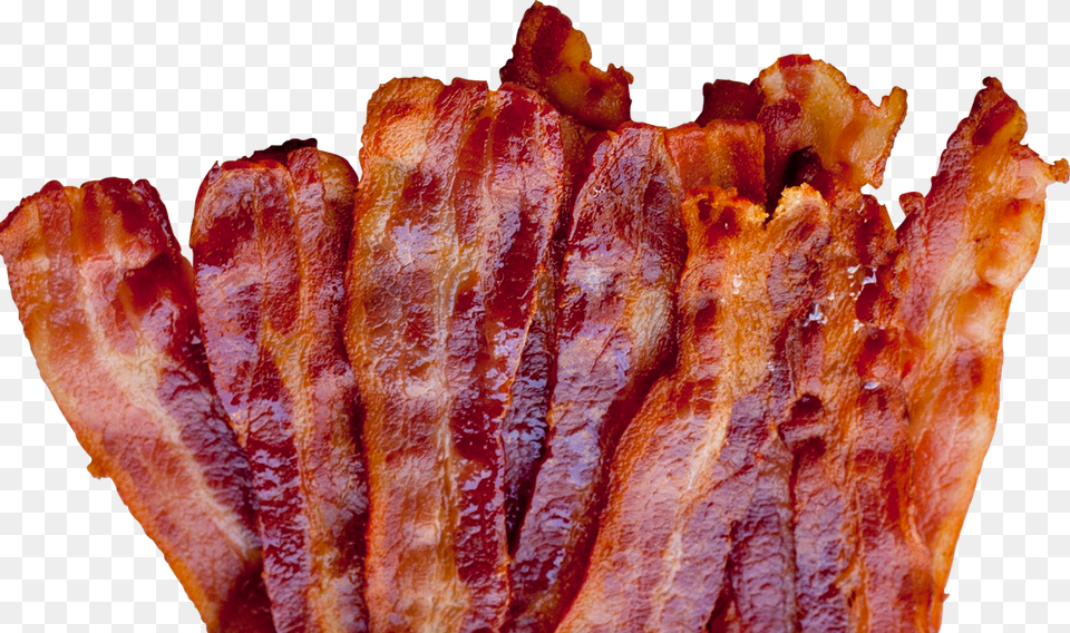 Bacon Transparent Bacon, Food, Meat, Pork, Bread Png Image