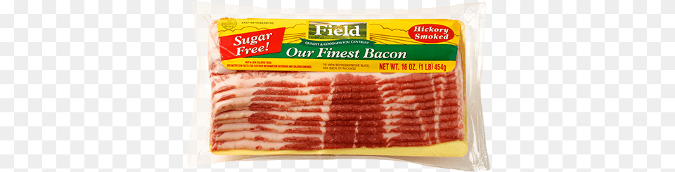 Bacon U2013 Field Field Sliced Bacon 16 Oz, Food, Meat, Pork, Ketchup Free Png