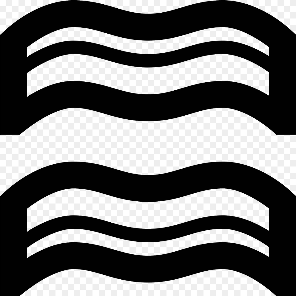 Bacon Vector Black And White, Gray Free Transparent Png