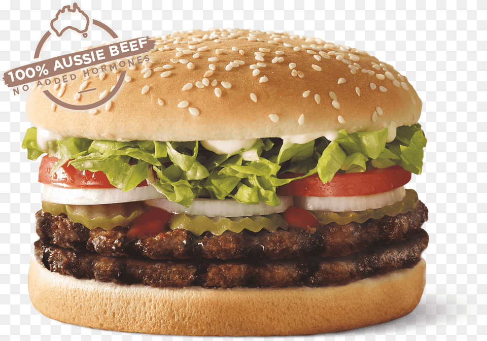 Baconator Whopper Hungry Jacks, Burger, Food Free Transparent Png