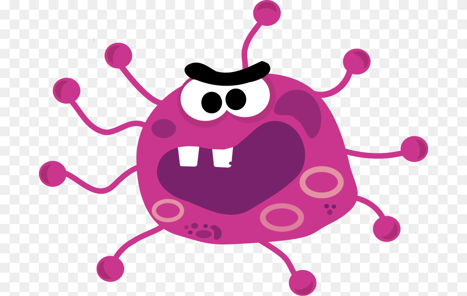 Bacteria Clip Art, Purple, Animal, Bear, Mammal Png Image