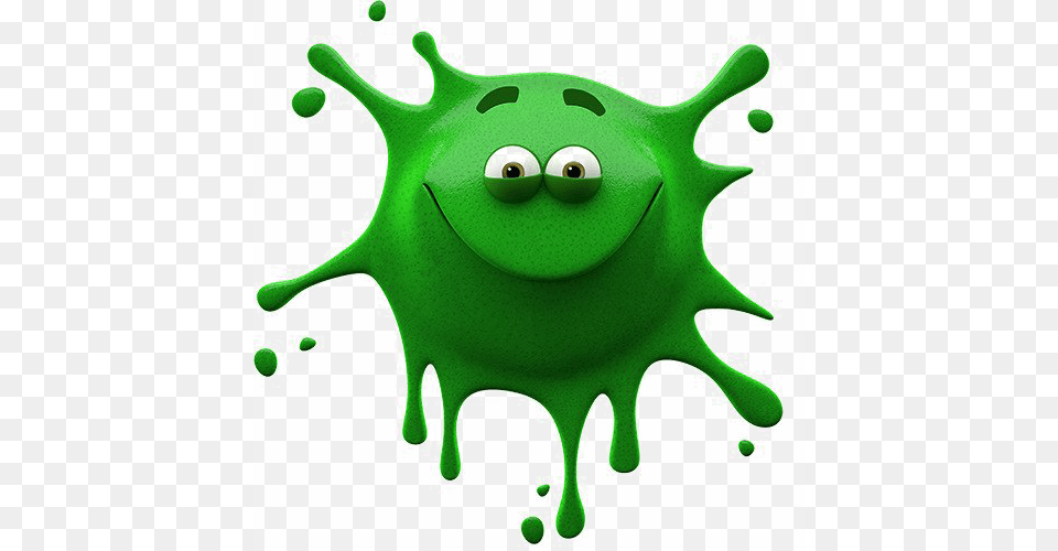 Bacteria Clipart, Green Png