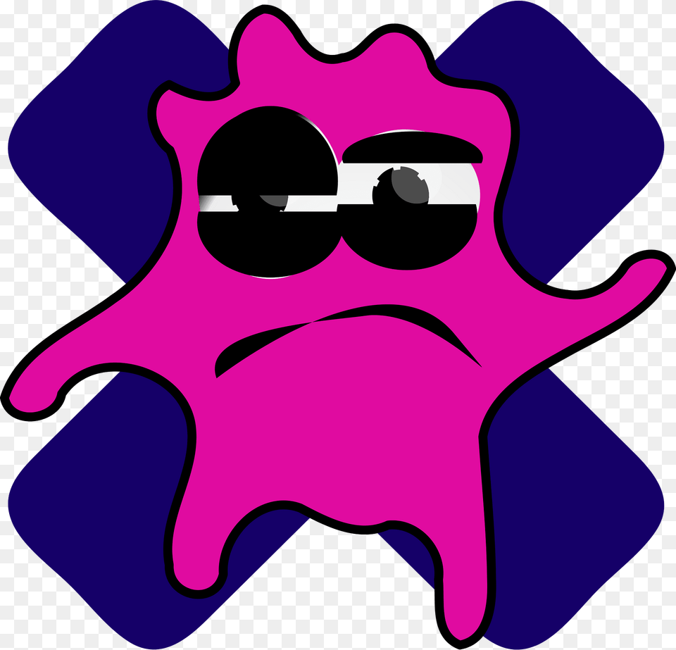 Bacteria Clipart, Purple, Animal, Fish, Sea Life Free Png