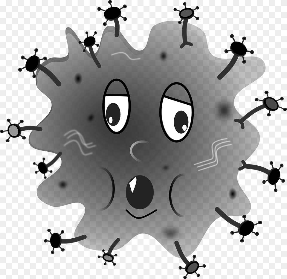 Bacteria Cliparts Transparent Background Germ Clipart, Art Free Png