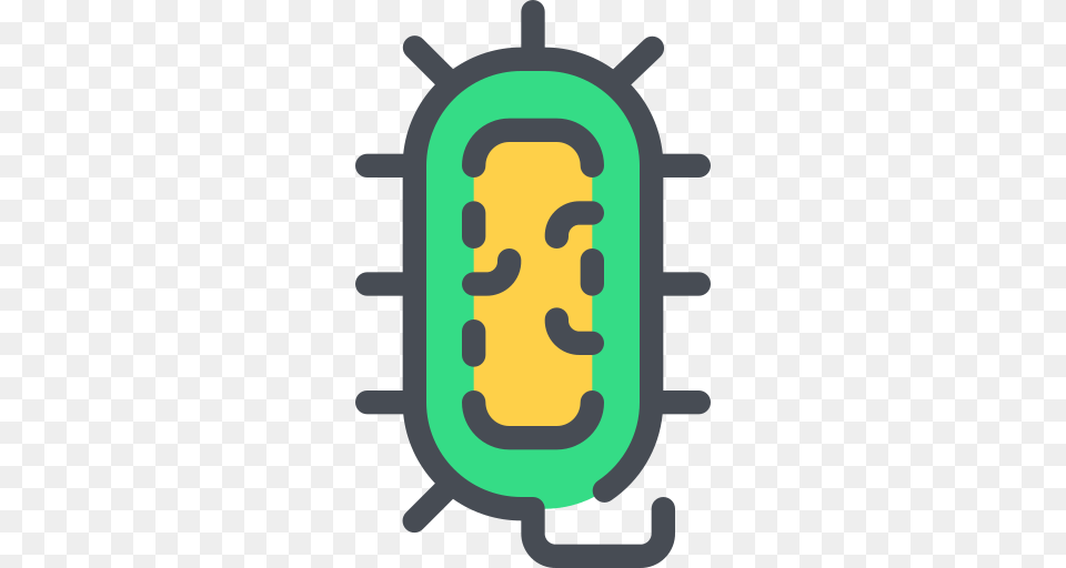Bacteria Icon Of Color Mix, Face, Head, Person, Ammunition Free Png Download
