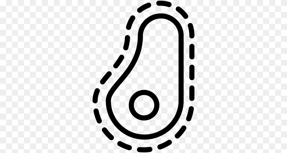 Bacteria Icon With And Vector Format For Unlimited, Gray Free Transparent Png