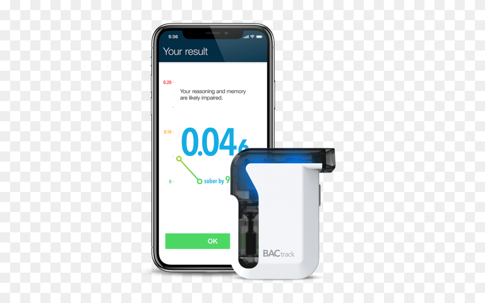 Bactrack Smartphone Breathalyzers For Iphone Android, Electronics, Mobile Phone, Phone Free Transparent Png