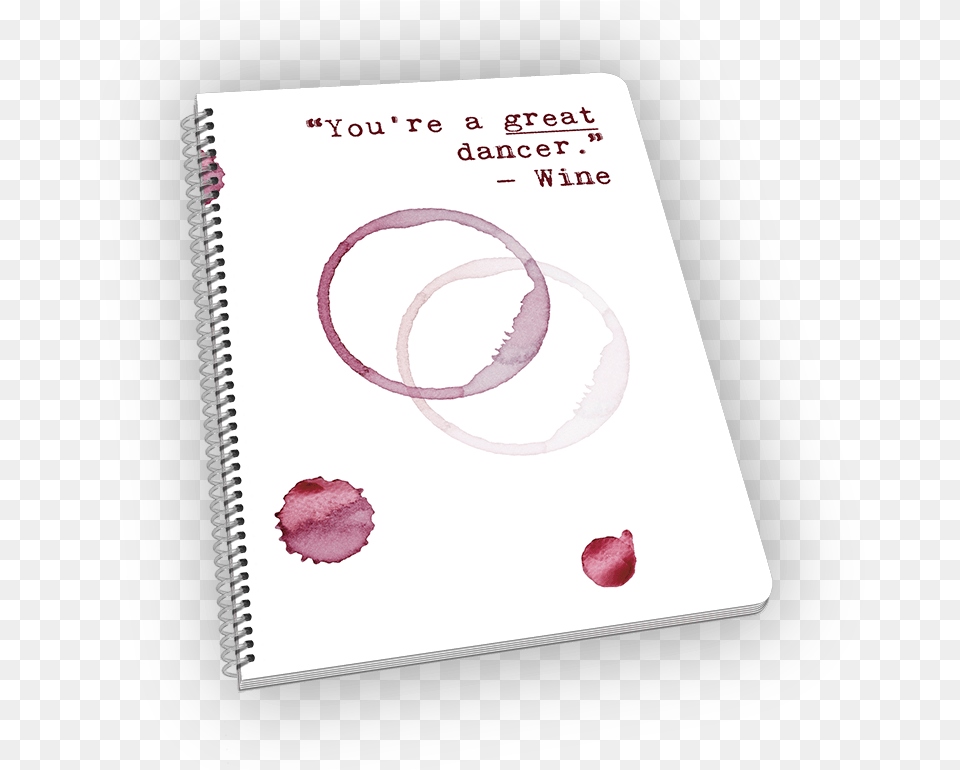 Bad Advice From Wine Notebook Great Dancer Lilac, Page, Text, Diary, White Board Png