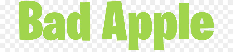 Bad Apple Fortnite Logo, Green, Text Png