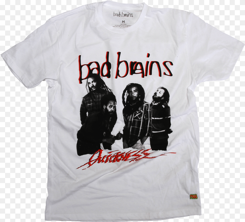 Bad Brains Quickness Shirt, T-shirt, Clothing, Person, Man Png Image