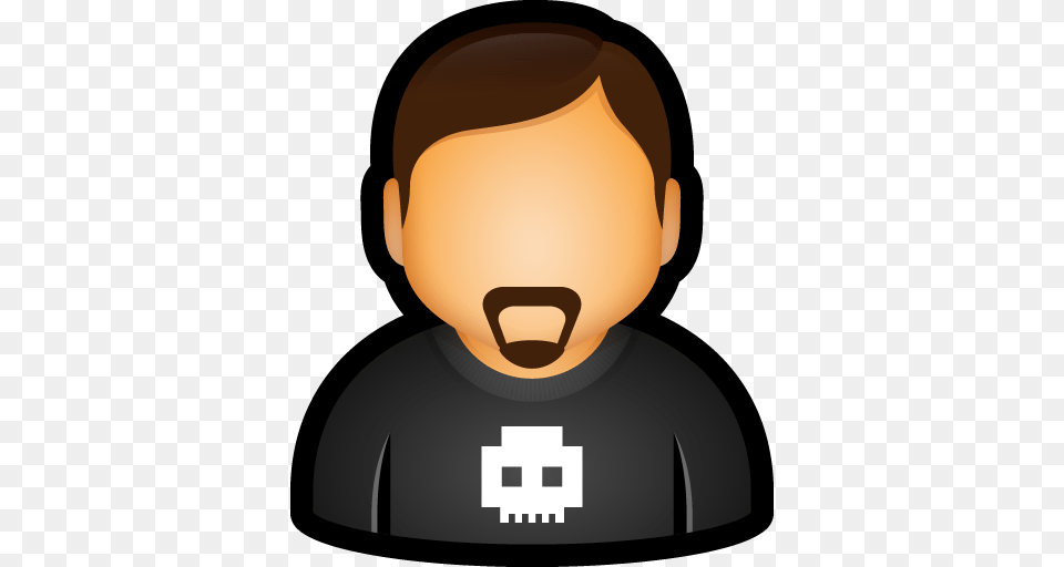 Bad Bully Goatie Skull User Icon, Clothing, T-shirt, Face, Portrait Free Png Download