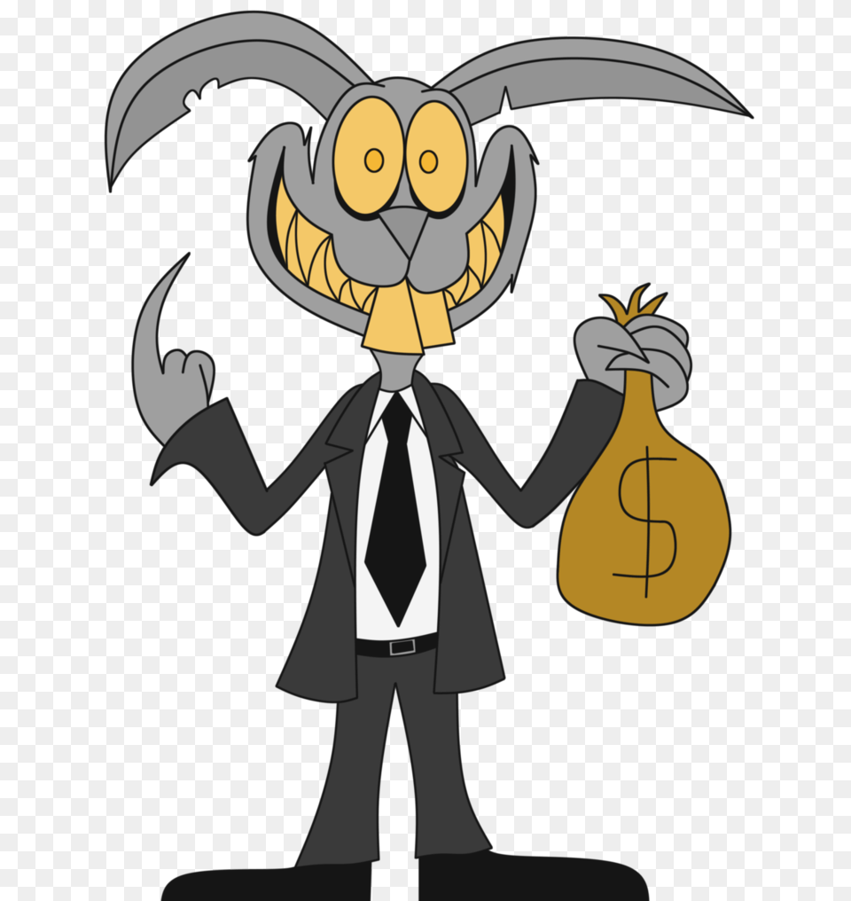 Bad Bunny, Accessories, Tie, Formal Wear, Cartoon Png Image