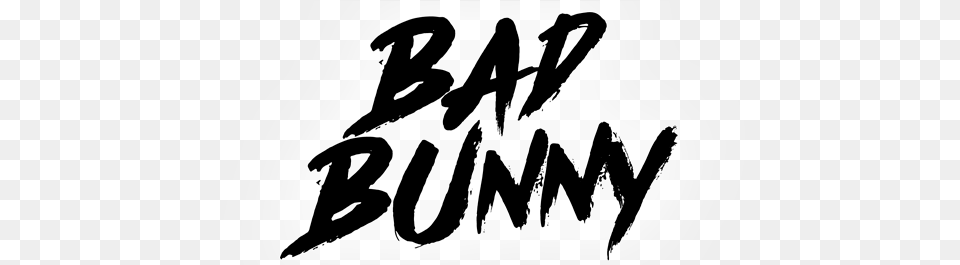 Bad Bunny Bad Bunny Logo, Handwriting, Text, Calligraphy, Adult Free Png Download