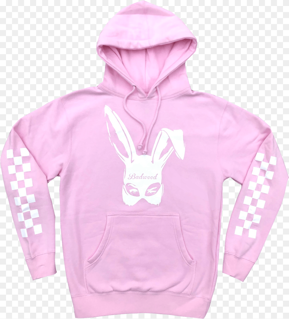 Bad Bunny Hoodie In Baby Pink, Clothing, Hood, Knitwear, Sweater Free Png Download