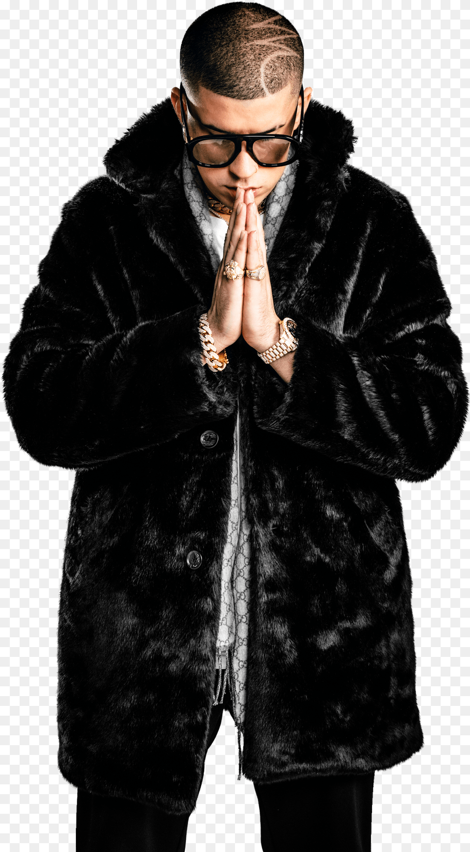 Bad Bunny Part, Portrait, Photography, Person, Head Png Image