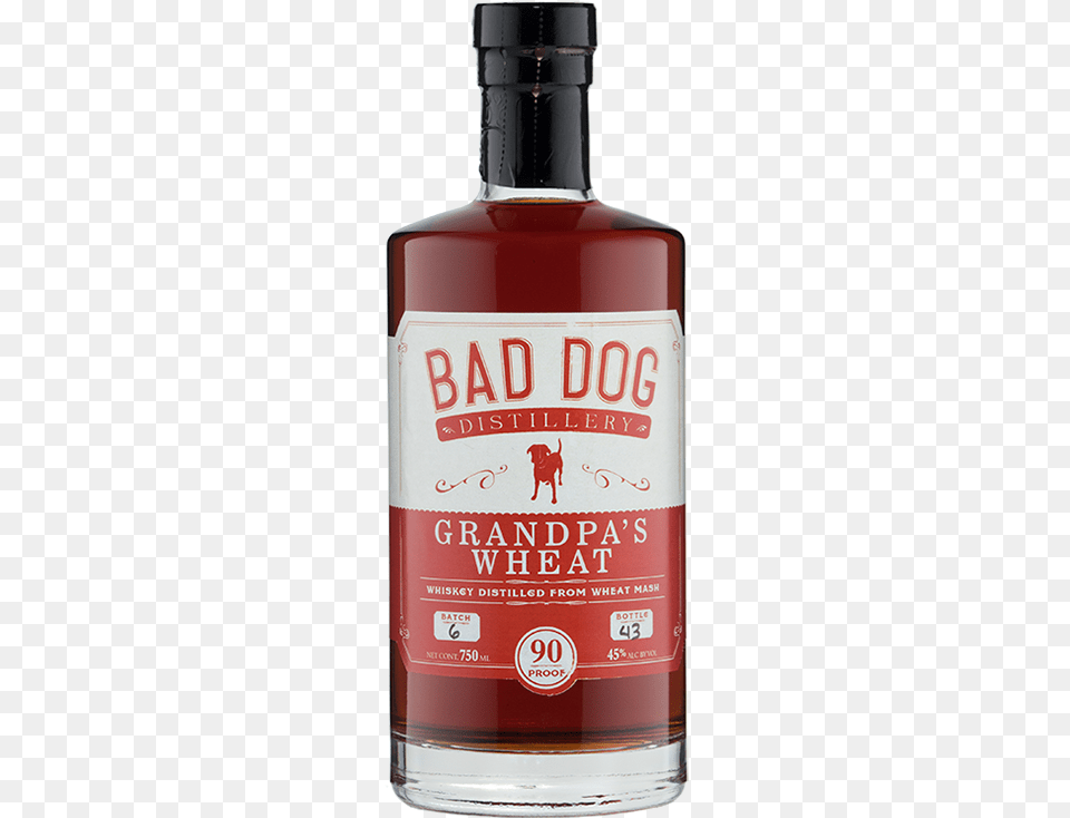 Bad Dog Grandpas Wheat Bad Dog Whiskey, Alcohol, Liquor, Beverage, Gin Free Png Download