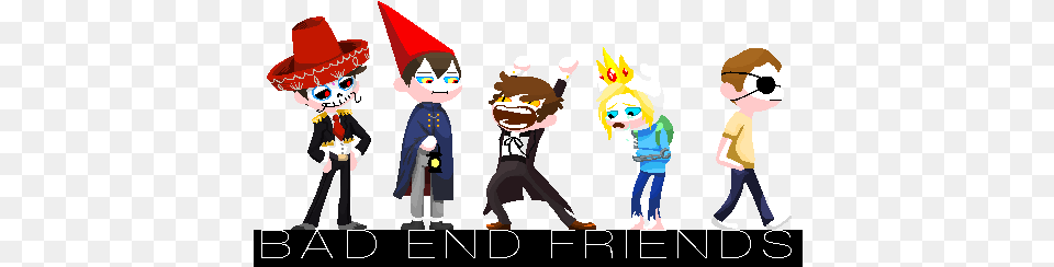 Bad End Friends Star Vs The Forces Of Evil Evil Morty Bad End Friends, Clothing, Hat, Baby, Person Png