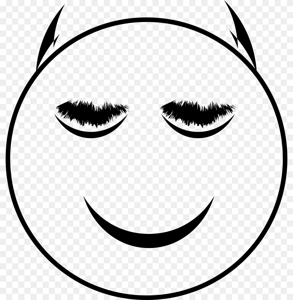 Bad Guy Comments Smiley, Stencil, Adult, Female, Person Free Png