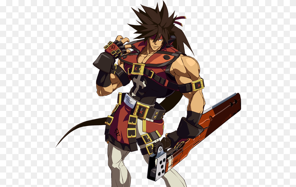 Bad Guy Guilty Gear Xrd Icon, Book, Comics, Publication, Person Free Png