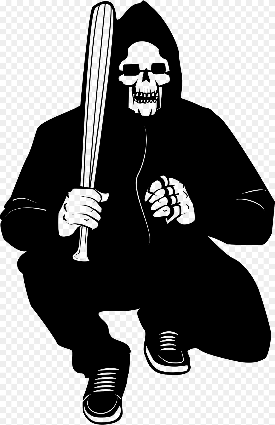 Bad Guy Skull Clipart, Person, People, Adult, Man Free Png