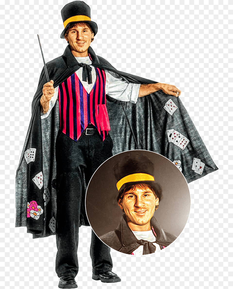 Bad Magician Costume, Person, Performer, Fashion, People Png