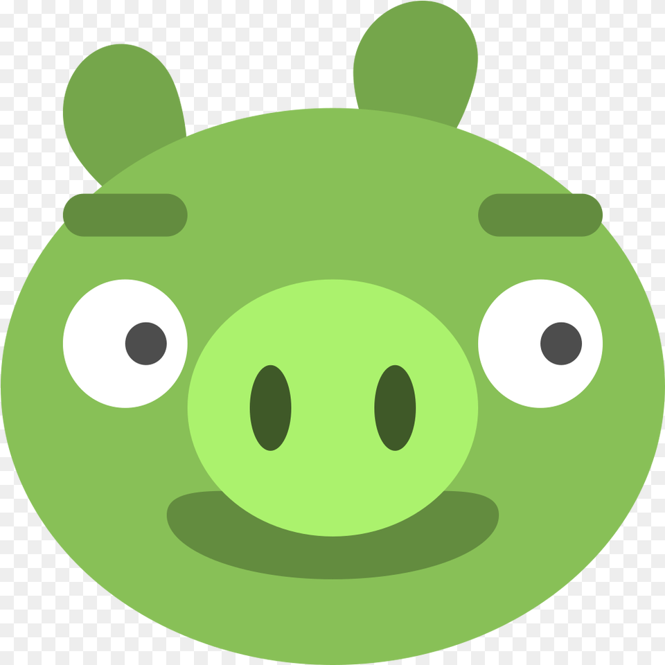 Bad Pig Icon Pig Angry Bird Icone, Green, Animal, Sea Life, Fish Png