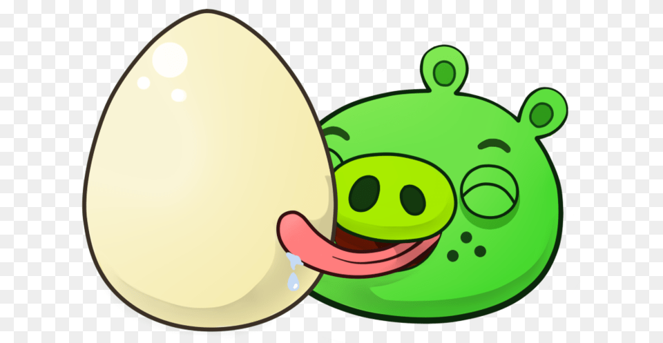 Bad Piggies With Egg, Food Free Png Download