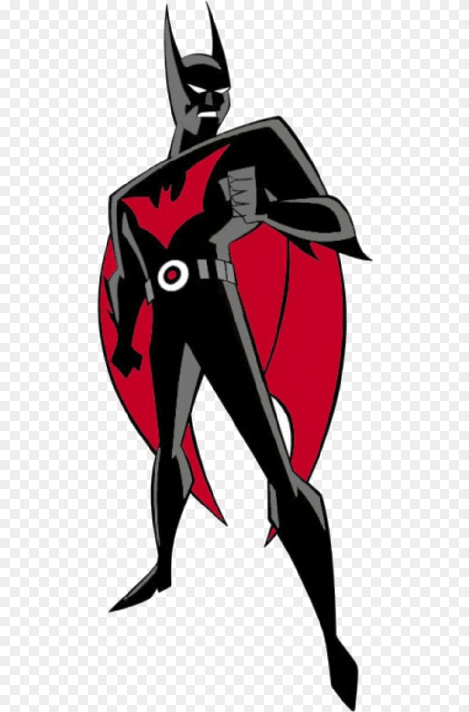 Bad Red Clip Art Batman Do Futuro Desenho, Adult, Cape, Clothing, Female Free Png Download