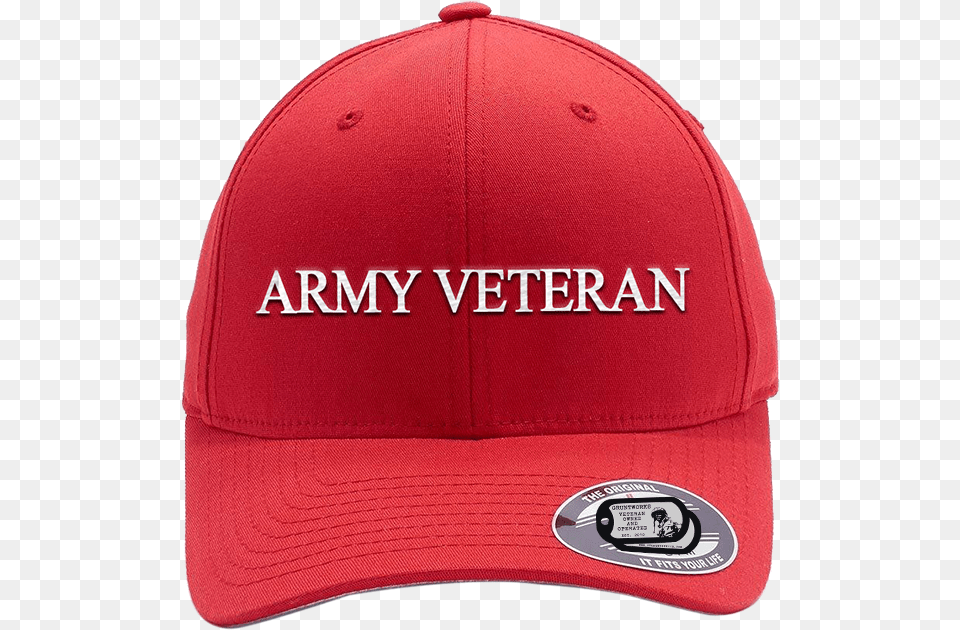 Bad Red Hat Army Veteran For Baseball, Baseball Cap, Cap, Clothing, First Aid Free Png