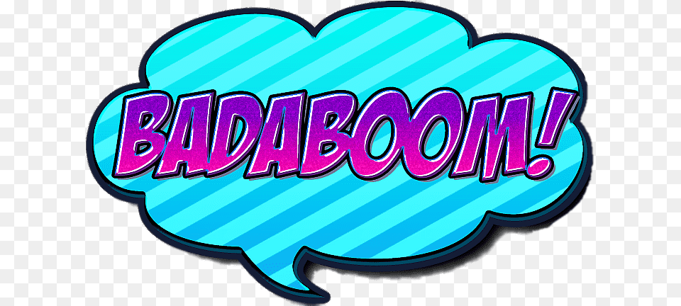 Badaboom Bulle De Son, Sticker, Logo, Art Png