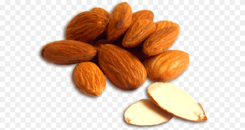 Badam, Almond, Food, Grain, Produce Png Image