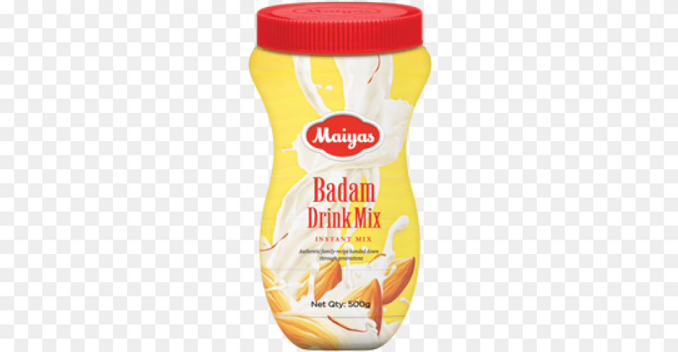 Badam Drink 500 Gm Bottle Maiyas Badam Drink Mix Jar, Food, Mayonnaise, Ketchup Png Image