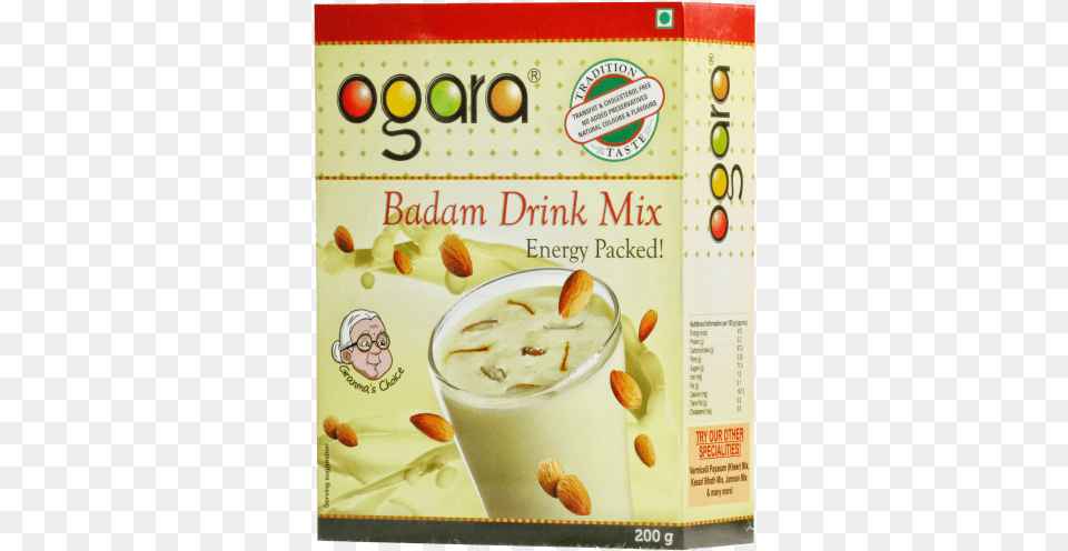 Badam Drink Mix 200 Gms Almond, Cup, Food, Produce, Grain Png Image