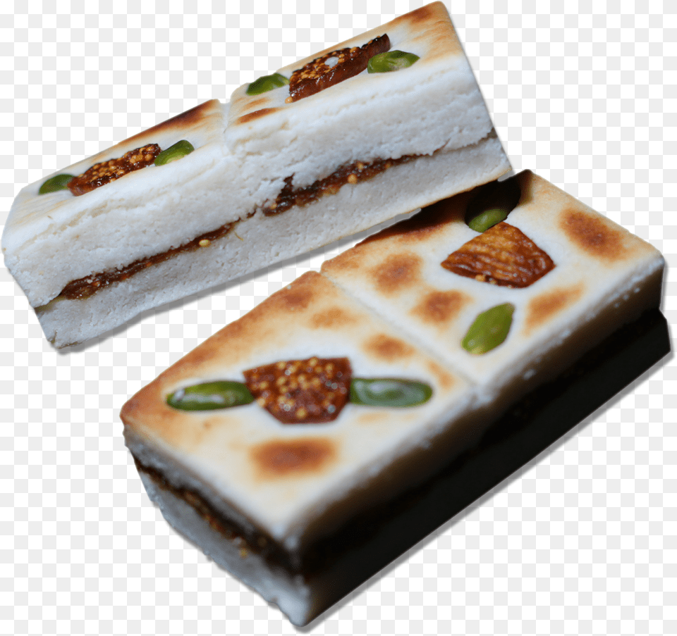 Badam Dry Fruit Bake, Food, Food Presentation, Bread, Sandwich Png Image