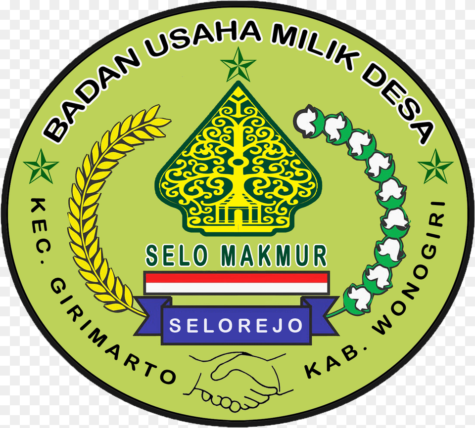 Badan Usaha Milik Desa Selorejo Quotselo Makmurquot Circle, Badge, Logo, Symbol, Disk Png Image