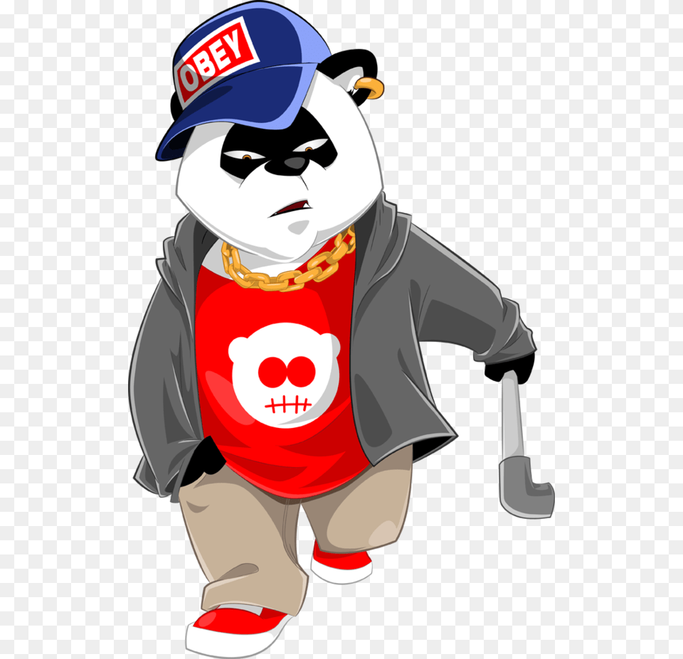 Badass Panda, Baby, Person, Face, Head Free Png