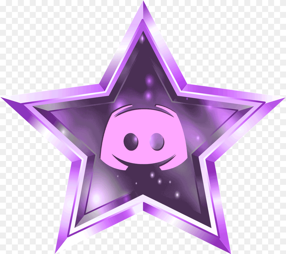Badge, Purple, Star Symbol, Symbol, Cross Png