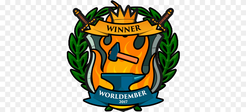 Badge Challenge Worldember 2017 Winner, Emblem, Symbol, Logo, Ammunition Free Png Download