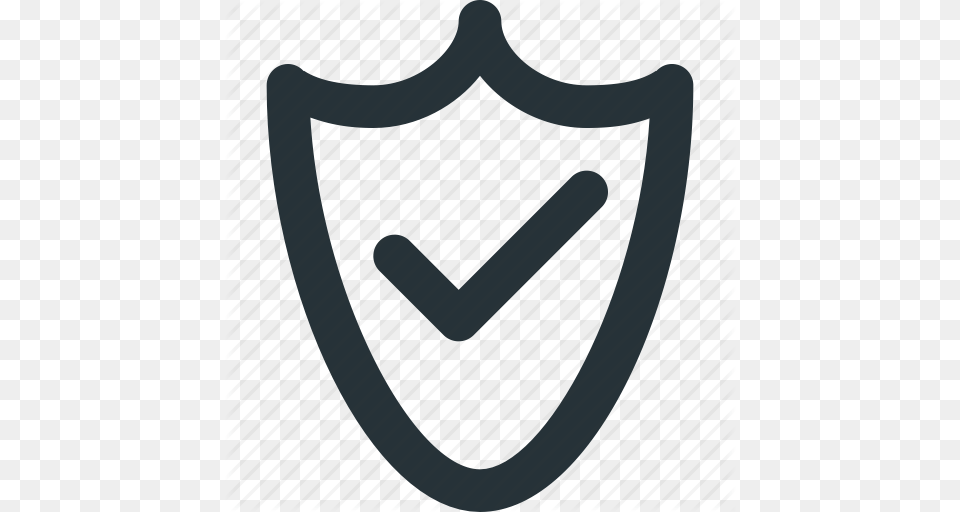 Badge Checked Safety Security Trust Icon, Armor, Emblem, Symbol Png Image