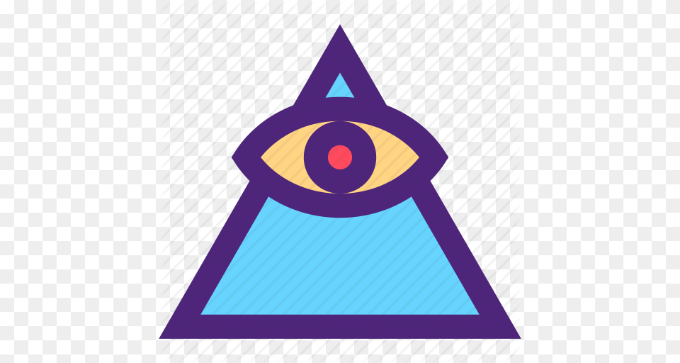 Badge Elite Emblem Figure Illuminati Mark Symbols Icon, Triangle, Clothing, Hat, Lighting Free Png Download