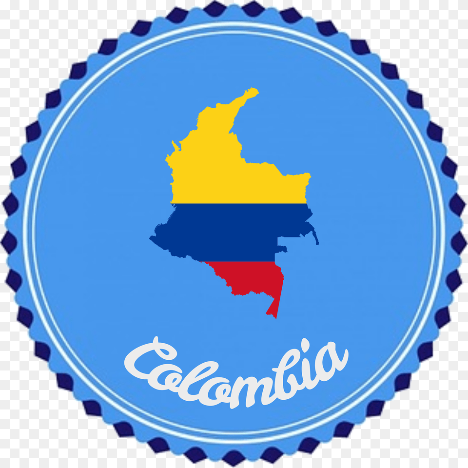 Badge Flair Colombia Flag Icon Latin America Colombia Place Icon, Logo, Symbol Free Png