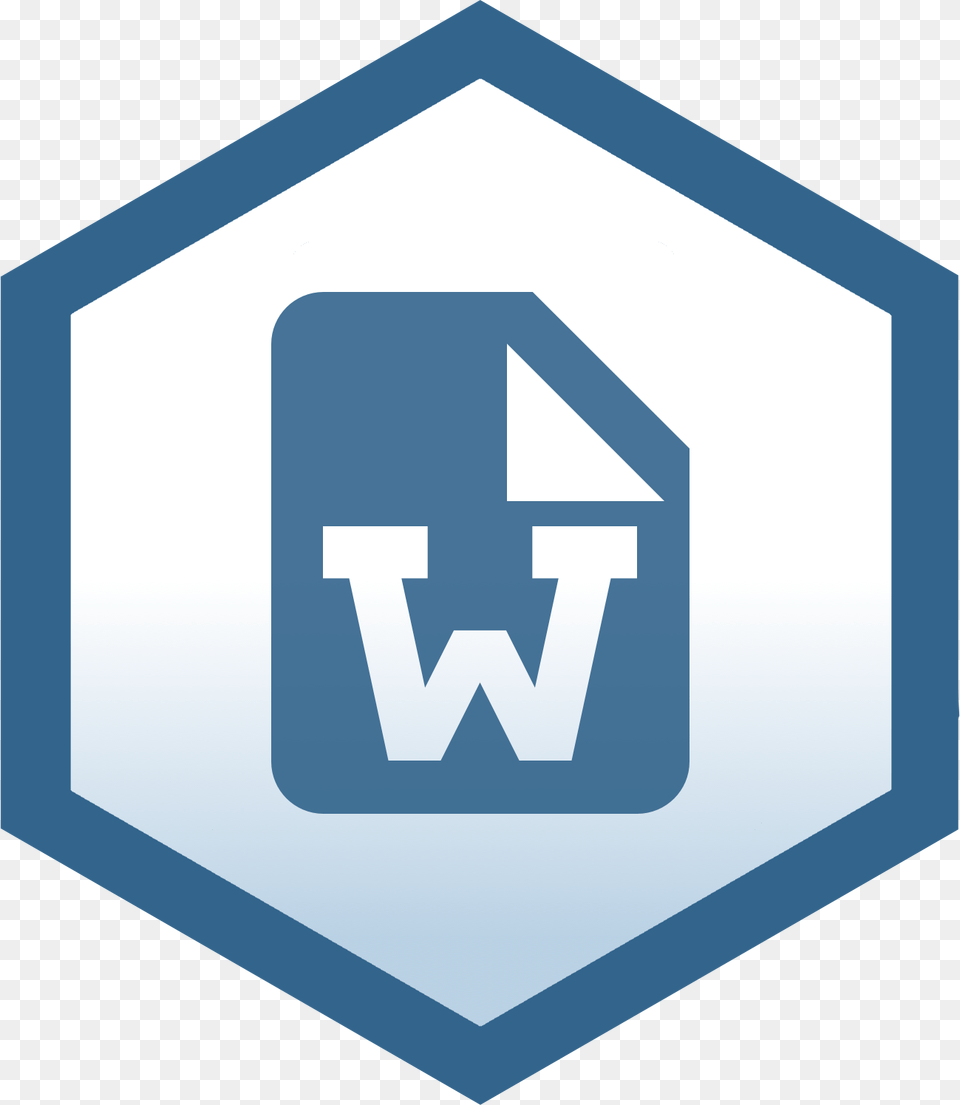 Badge For Microsoft Word Emblem, Sign, Symbol, Logo Png Image