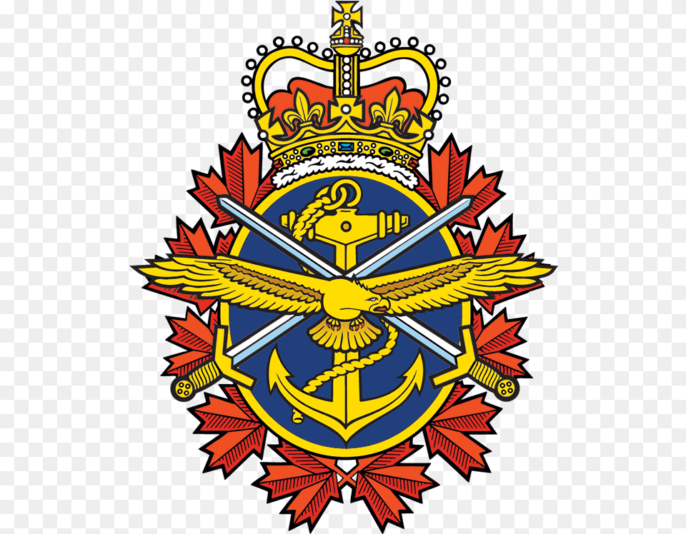 Badge Gallery Logo Canadian Armed Forces, Emblem, Symbol, Animal, Bird Free Transparent Png