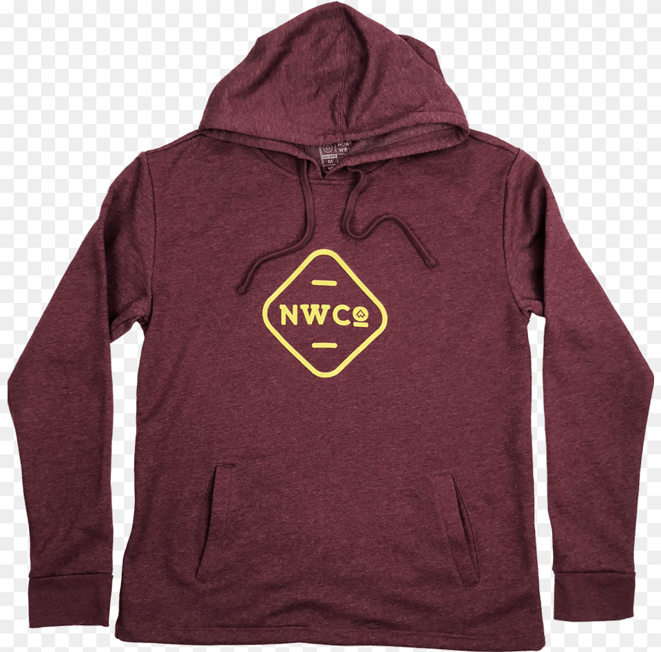 Badge Iconquot Heather Maroon Pullover Hoodie, Clothing, Hood, Knitwear, Sweater Free Transparent Png
