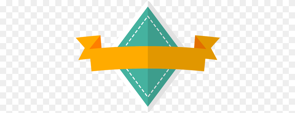 Badge Label With Yellow Ribbon Yellow Ribbon Vector, Logo, Symbol Png