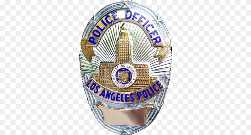Badge Of A Los Angeles Police Department Officer Lapd Police Officer Badge, Logo, Symbol, Disk Png Image