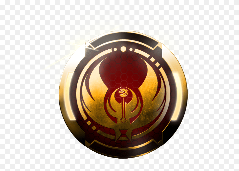 Badge Of Aegis By Coan0605 D4brfnr Circle, Gold, Emblem, Symbol, Logo Free Png