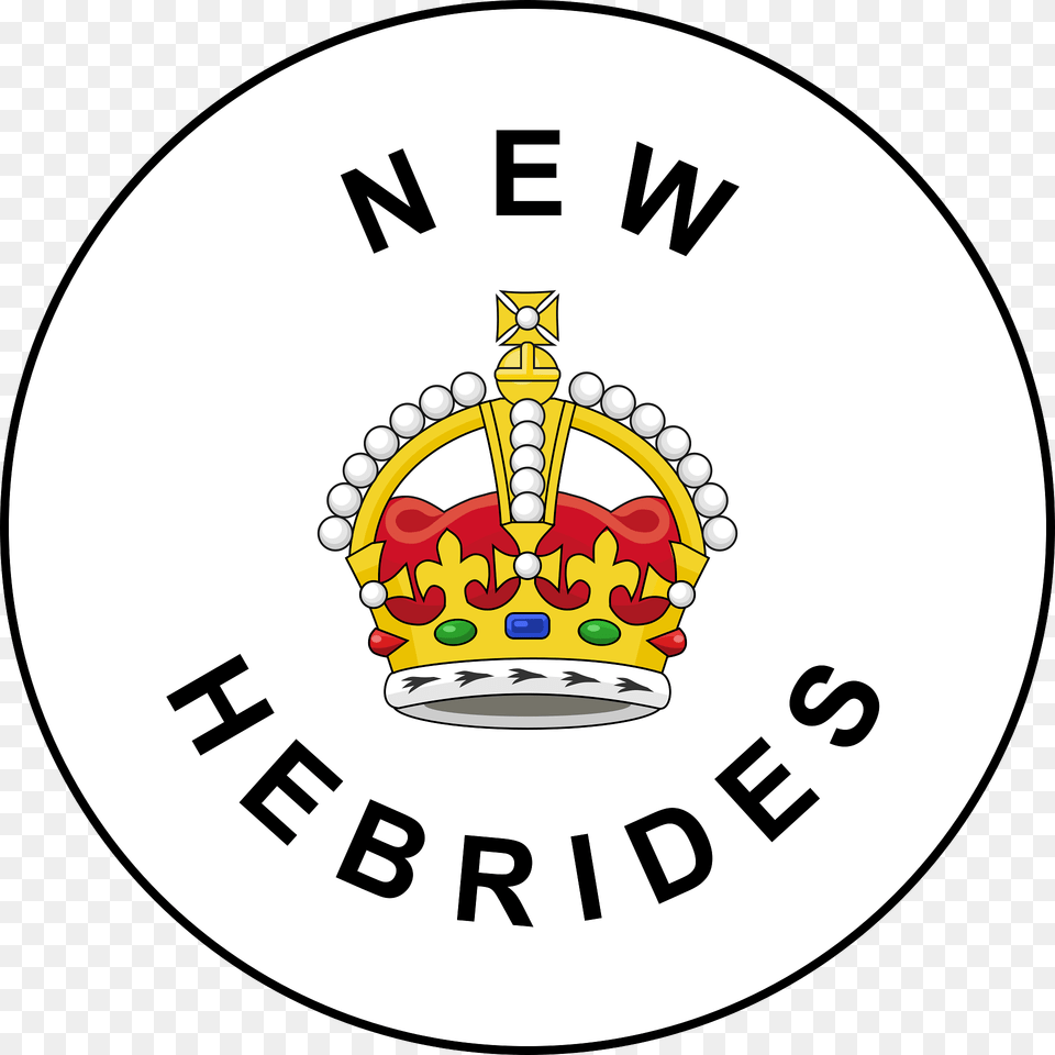Badge Of The British New Hebrides Clipart, Accessories, Jewelry, Crown, Logo Free Transparent Png