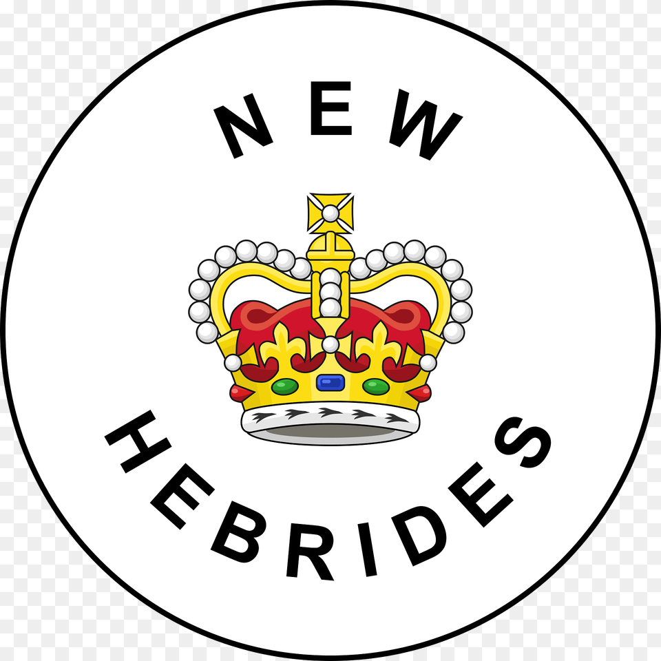 Badge Of The British New Hebrides Clipart, Accessories, Jewelry, Logo, Crown Free Png