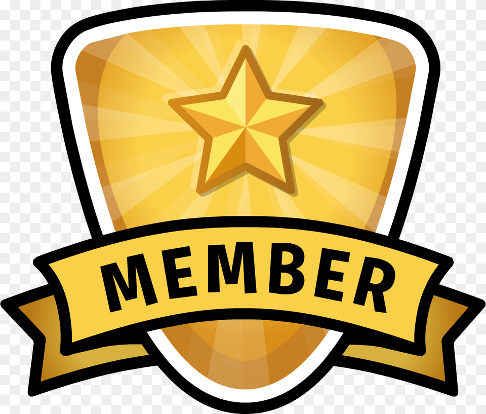 Badge Transparent Background Club Penguin Membership Icon, Logo, Symbol, Dynamite, Weapon Png Image